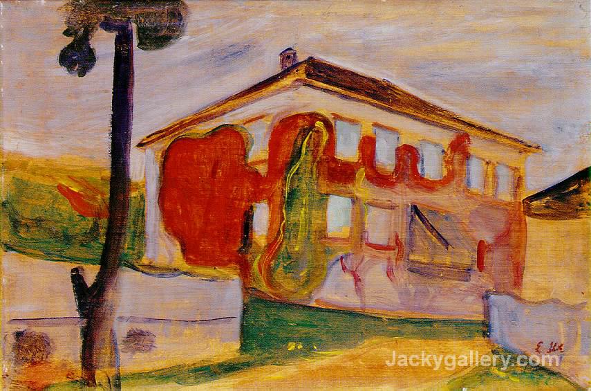 Red Creeper by Edvard Munch paintings reproduction